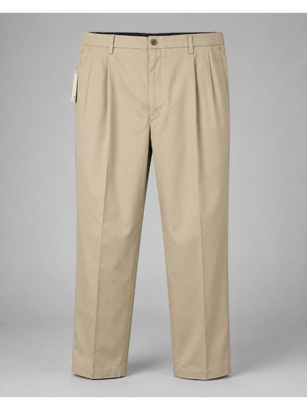 Dockers Mens 52 x 30 Pants Big & Tall Classic Fit Khaki Pleated Lux Stretch